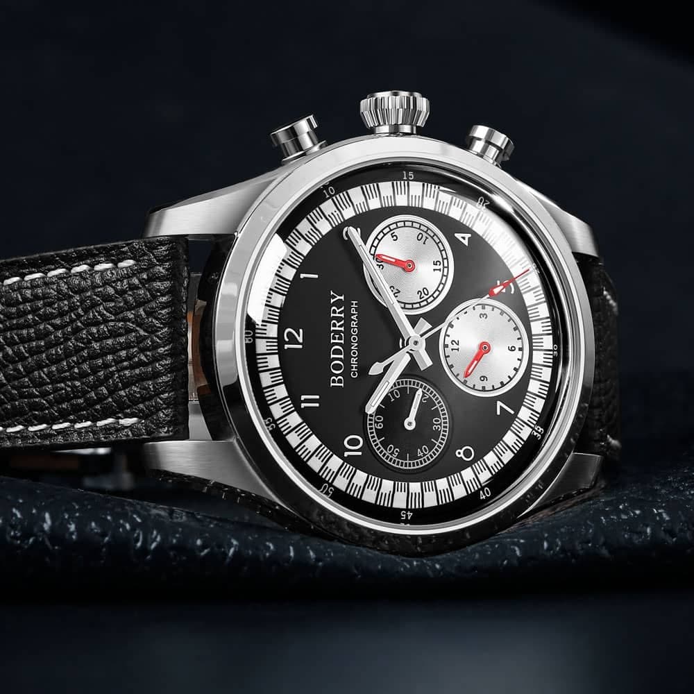 ASYMMETRY Mechanical Chronograph — Black