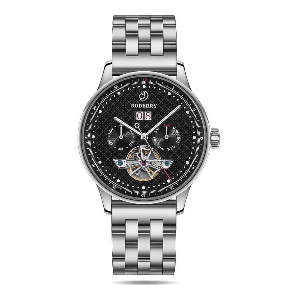 THE CHECKMATE Complication Watch — Obsidian & Bracelet