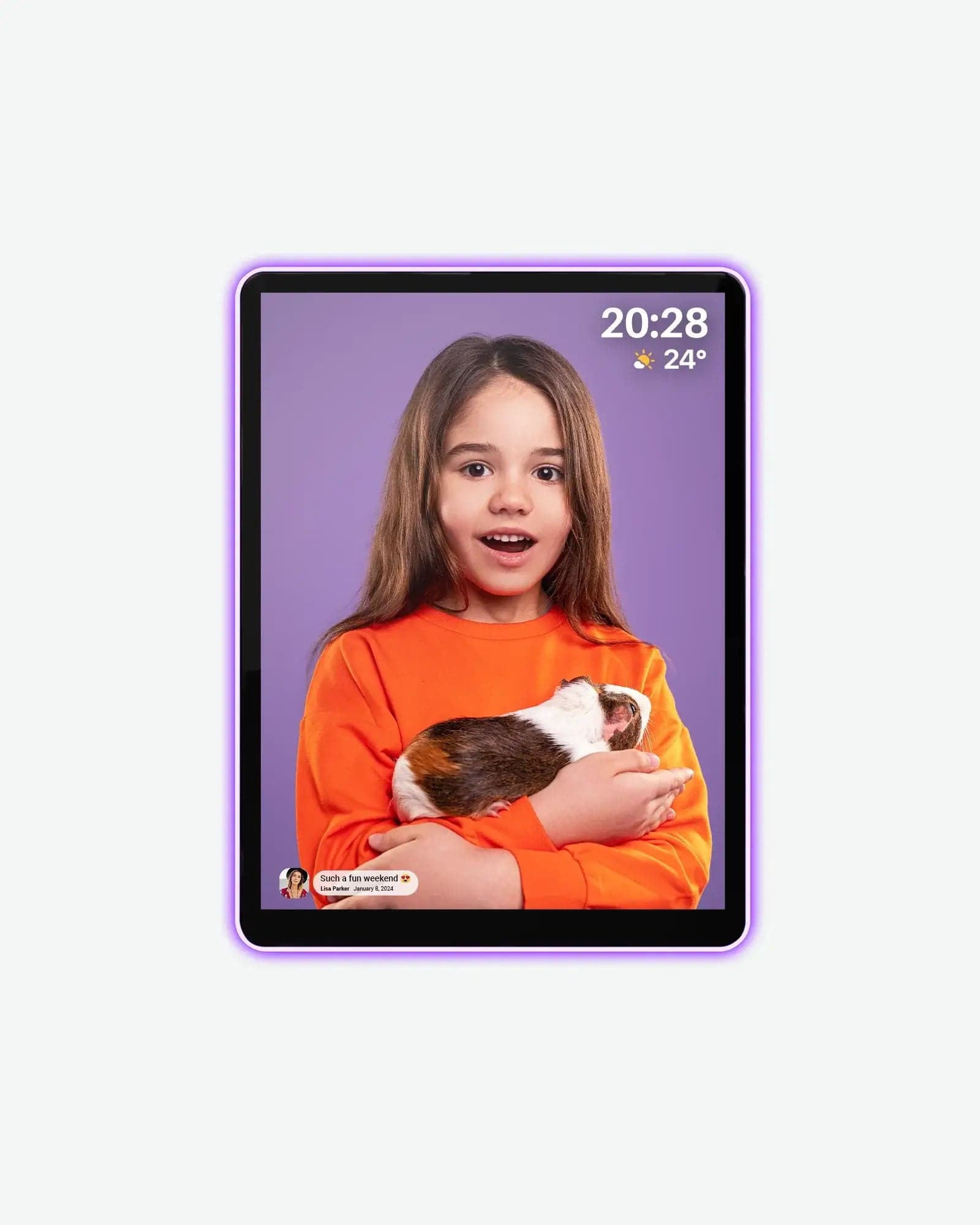 ApoloSign 9.7" Neon Digital Photo Frame