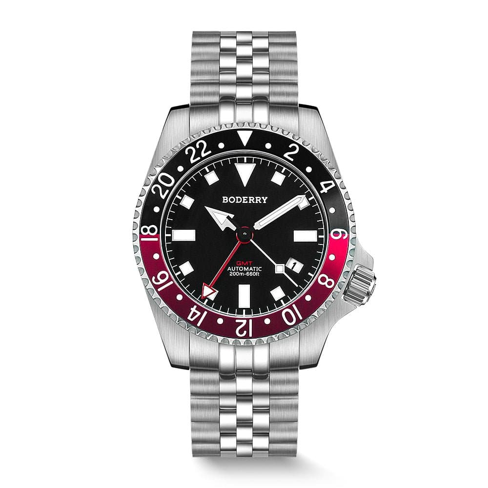 ADMIRAL GMT Titanium Diver Watch — Black