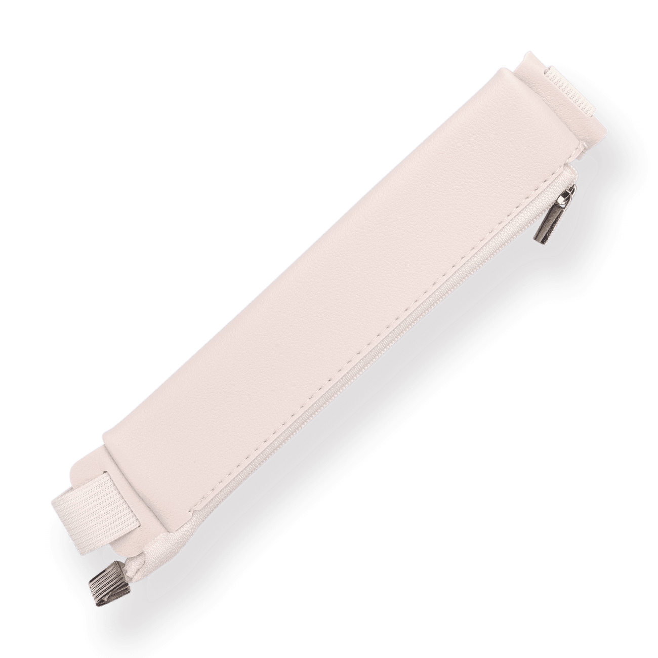 Elastic Band Pen Pouch - White