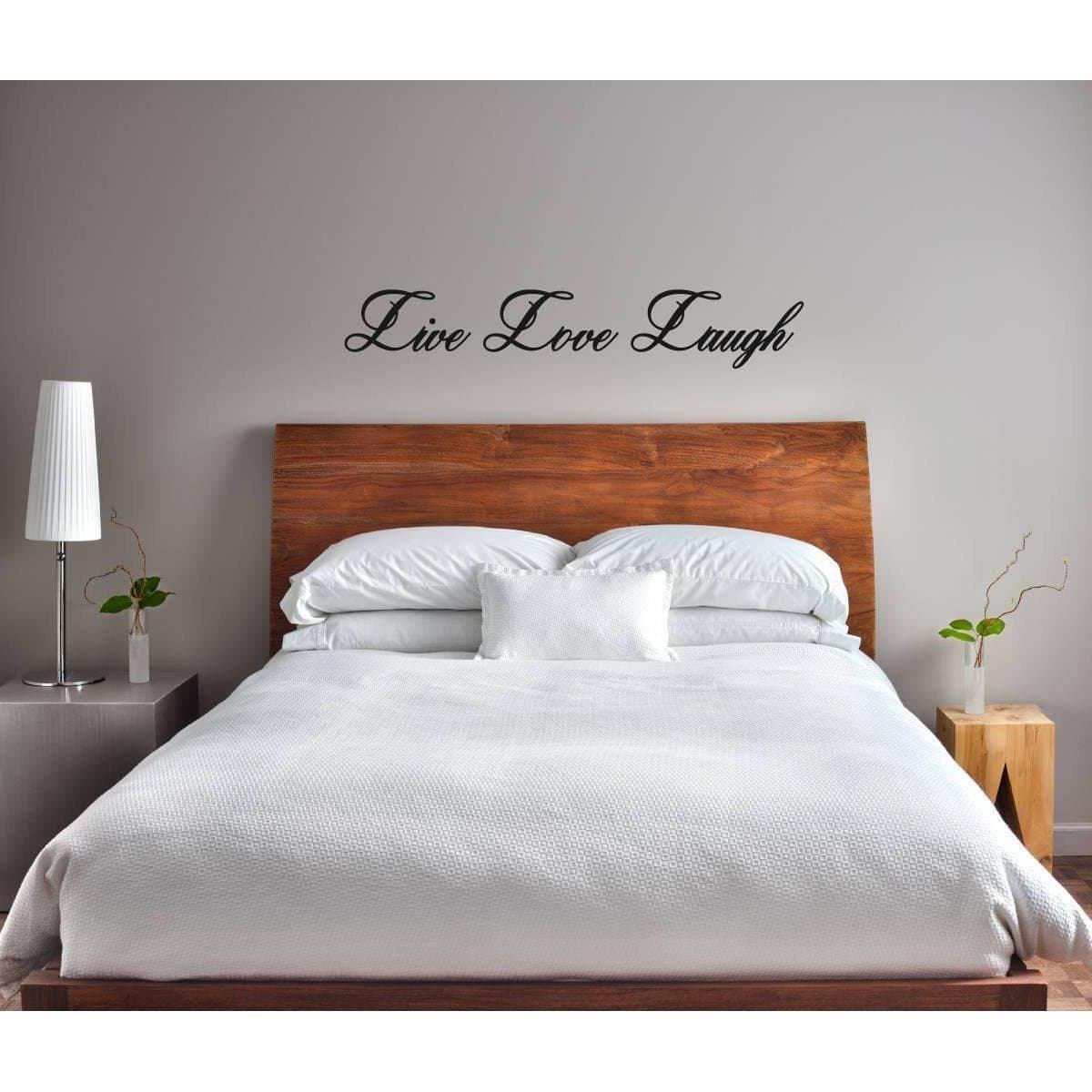 "Live Love Laugh" Wall Sticker Quote