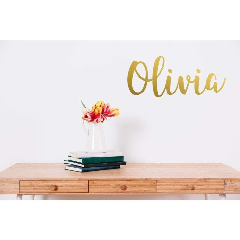 Custom Name Calligraphy Nursery Wall Sticker