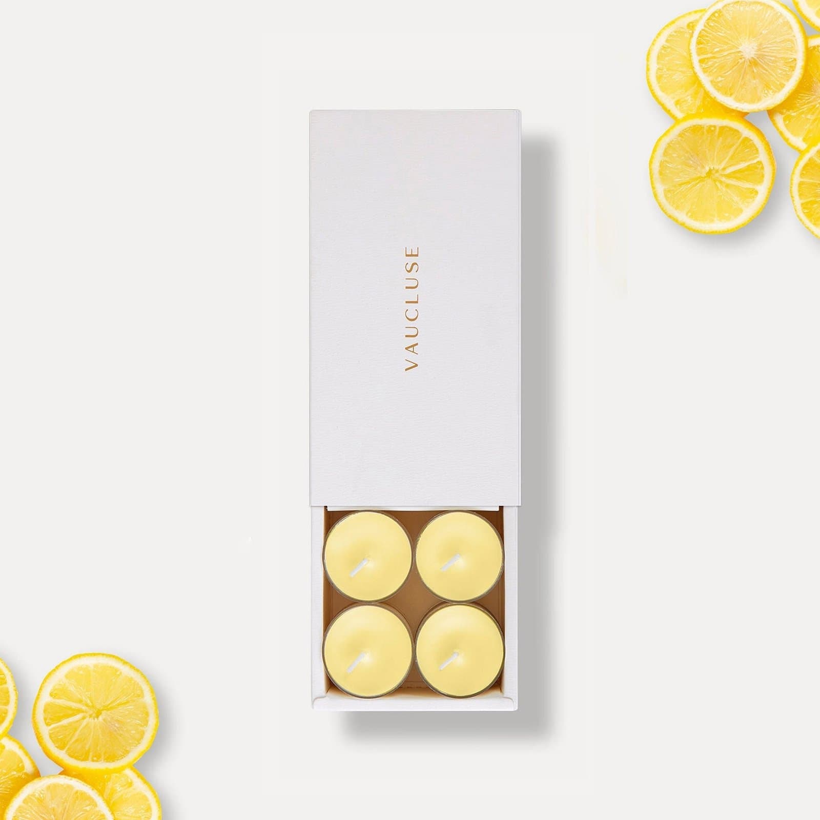 Vaucluse Lemon Scented Tealight Candles