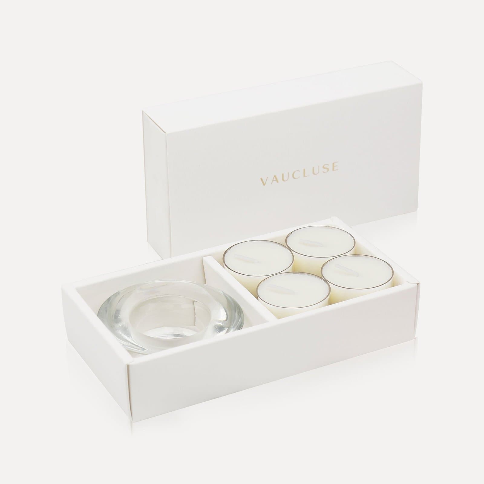 Vaucluse Jasmine Tealights & Candle Holder Set