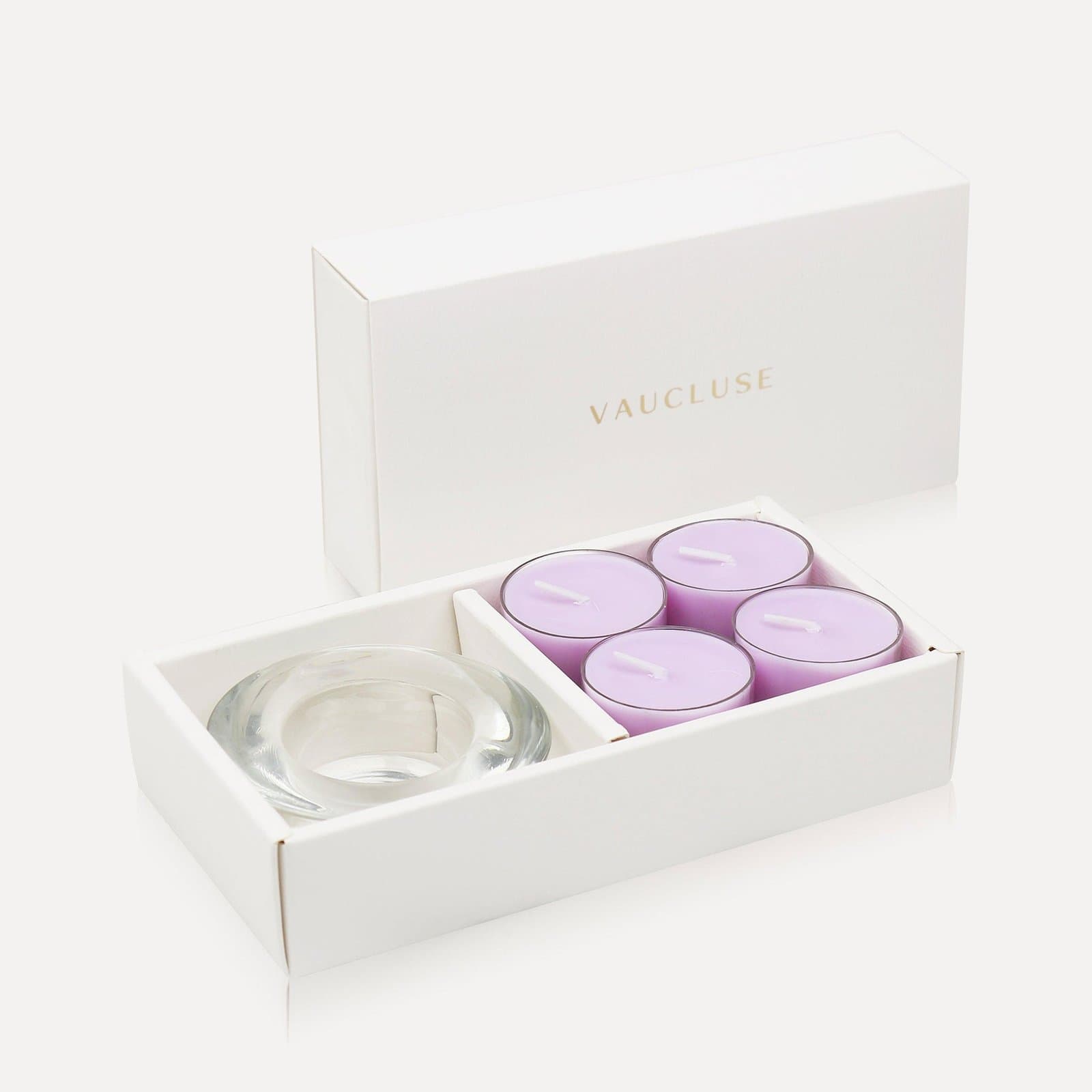 Vaucluse Lavender Tealights & Candle Holder Set