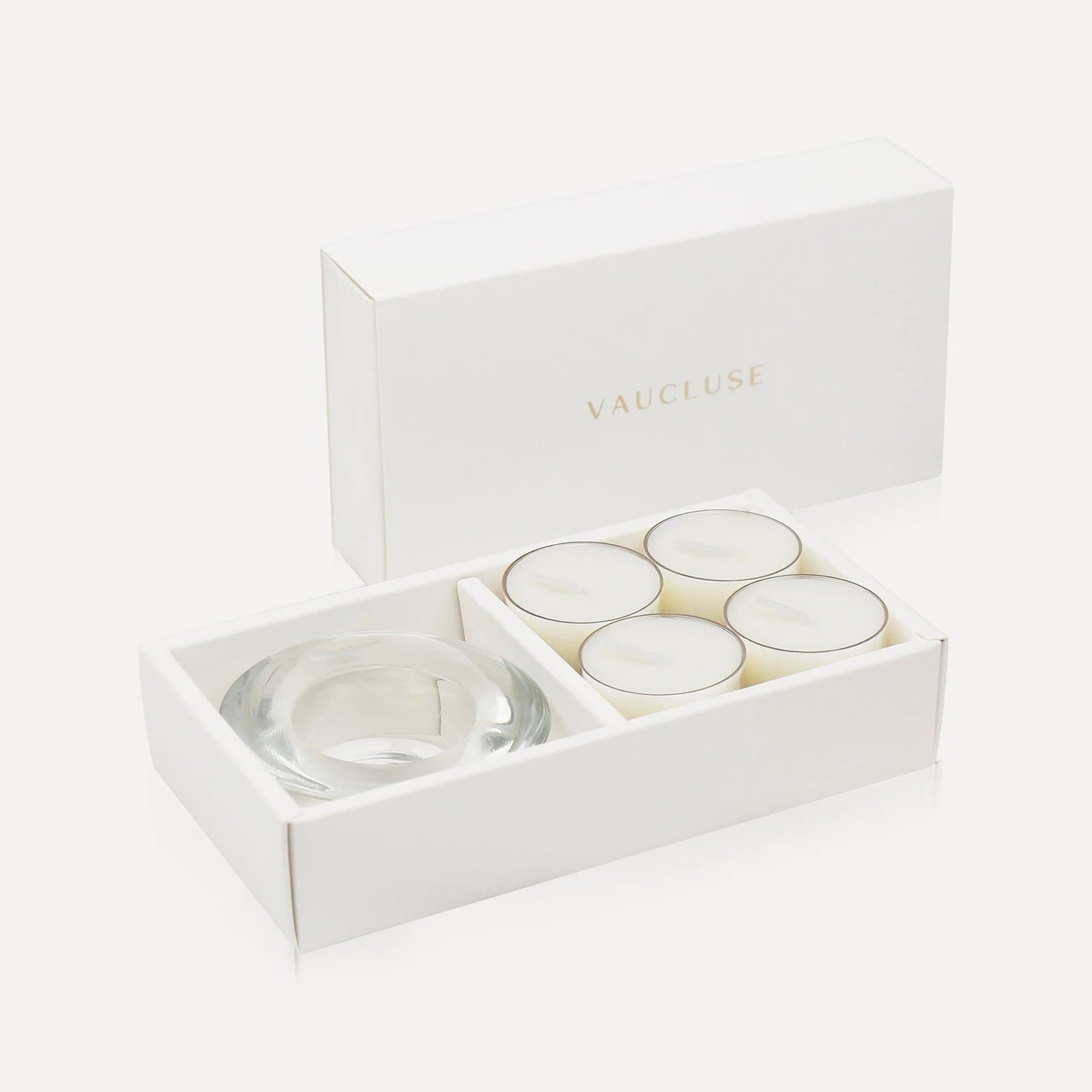 Vaucluse Musk Tealights & Candle Holder Set